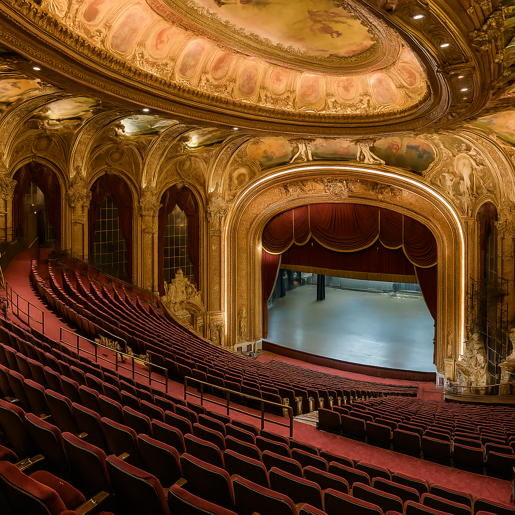 Wang Theatre - Boch Center - Massachusetts United States - Rendered - Digital File Digital My Custom Designs PDF