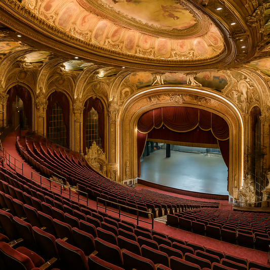 Wang Theatre - Boch Center - Massachusetts United States - Rendered - Digital File Digital My Custom Designs PDF