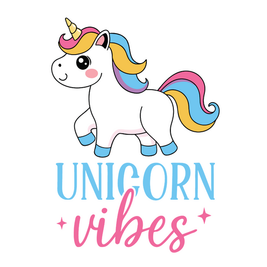 Unicorn Vibes - T Shirt - Digital File Digital My Custom Designs ZIP File