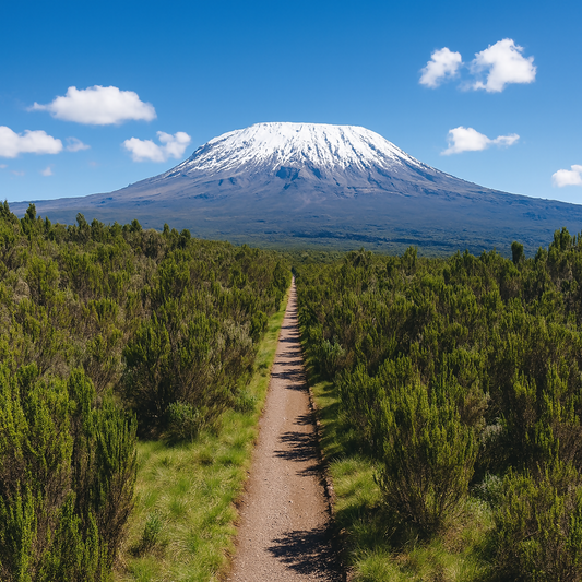 National Park Tours - Mount Kilimanjaro Tanzania - Africa - Rendered - Digital File Digital My Custom Designs PDF