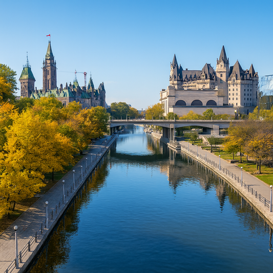 Rideau Canal - Ontario Canada - Rendered - Digital File Digital My Custom Designs PDF