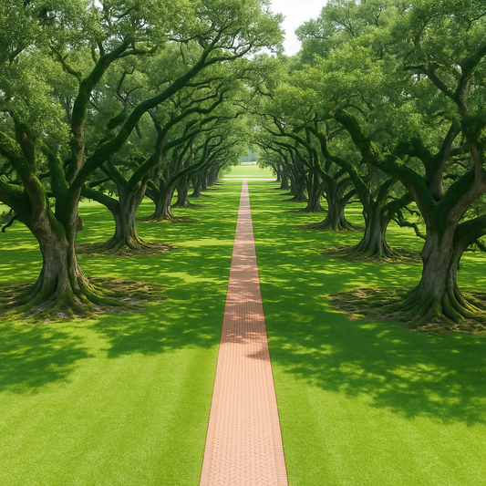 Oak Alley Plantation - Louisiana United States - Rendered - Digital File Digital My Custom Designs PDF