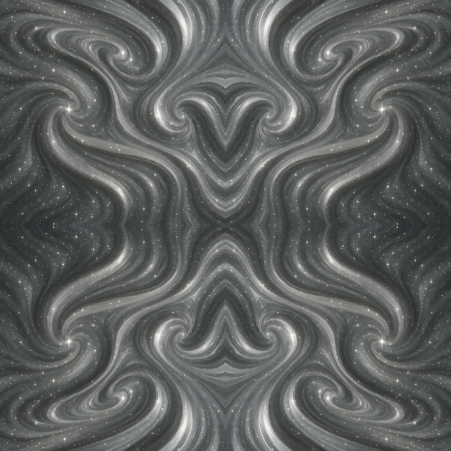 Luxury and Ornamental - Liquid Platinum Swirls With Starlight Sparkle - Pattern - Digital File Digital My Custom Designs PDF