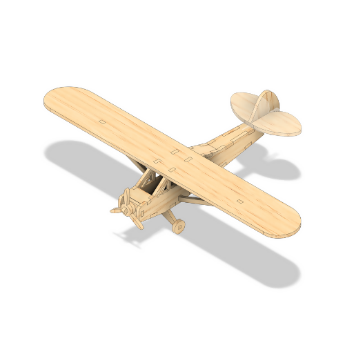 Piper Cub - Layered Puzzles and Projects - Digital File Digital My Custom Designs