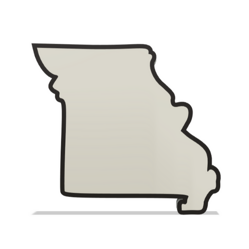 Missouri Wall Lightbox - United States - 3D Print File - Digital File Digital My Custom Designs