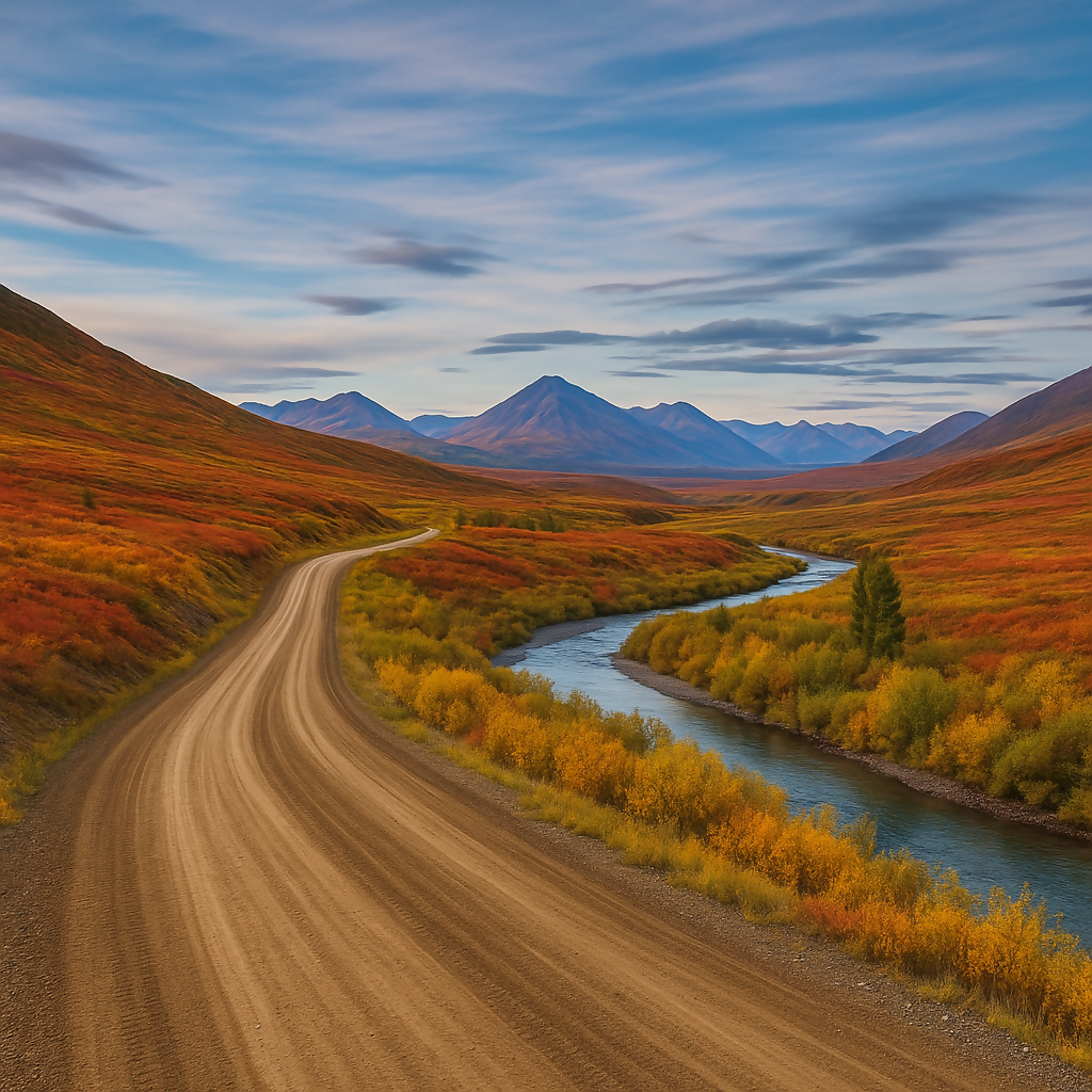 Inuvik & The Dempster Highway - Northwest Territories Canada - Rendered - Digital File Digital My Custom Designs PDF