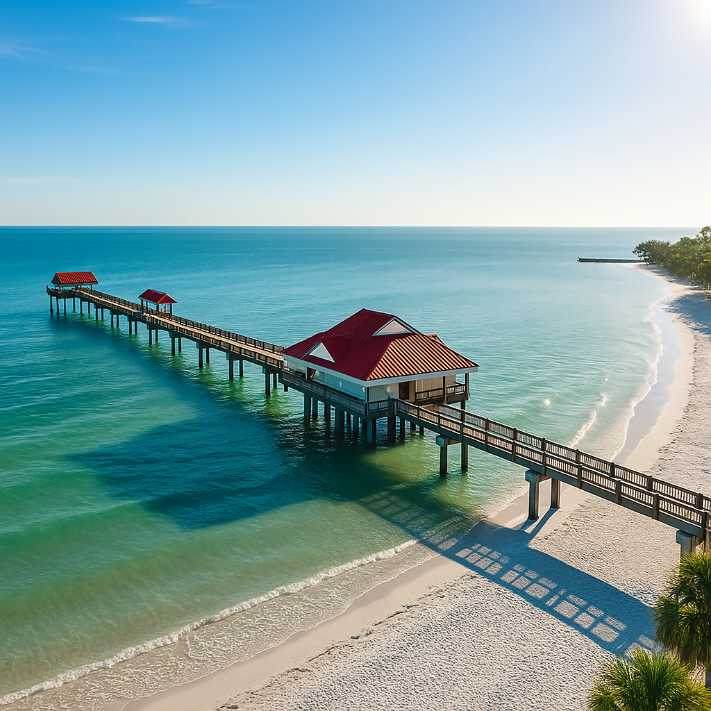 Pier 60-Clearwater Beach - Florida United States - Rendered - Digital File Digital My Custom Designs PDF