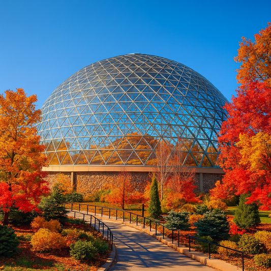 Desert Dome - Omaha's Henry Doorly Zoo and Aquarium - Nebraska United States - Rendered - Digital File Digital My Custom Designs PDF
