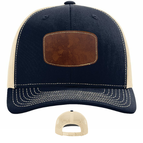 Classic Ball Cap with Customized Curved Rectangle Patch