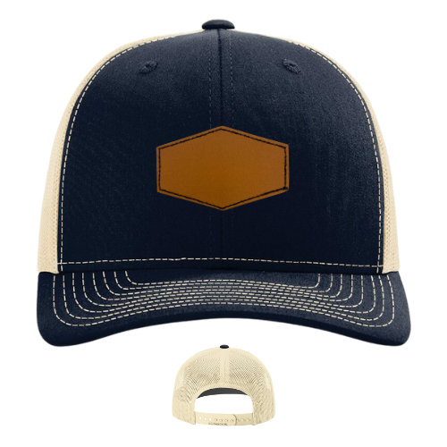 Classic Ball Cap with Customized Hexagon Patch