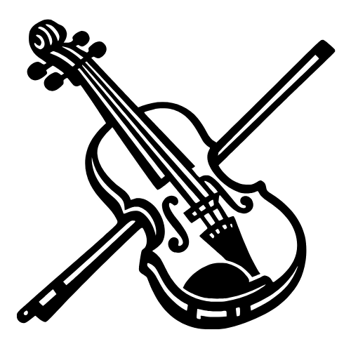 Irish Fiddle Sketch - Digital File - XCS Friendly Digital My Custom Designs PDF