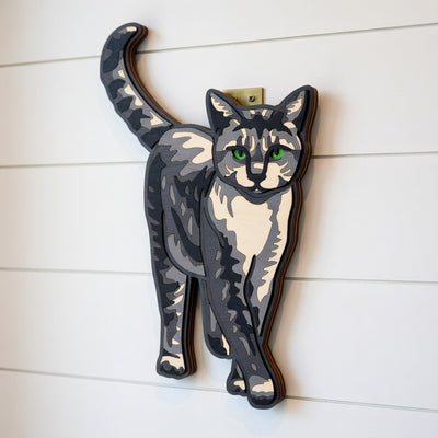 Cat - Animal - Layered Line Design - Digital File Digital My Custom Designs