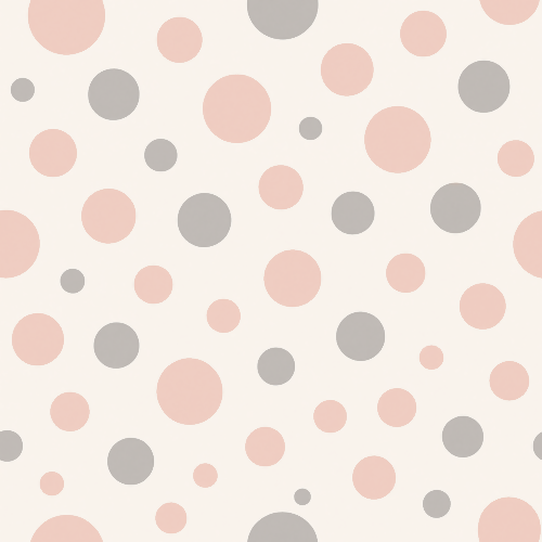 Minimal and Modern - Abstract Floating Dots In Soft Gray And Warm Blush - Pattern - Digital File Digital My Custom Designs PDF