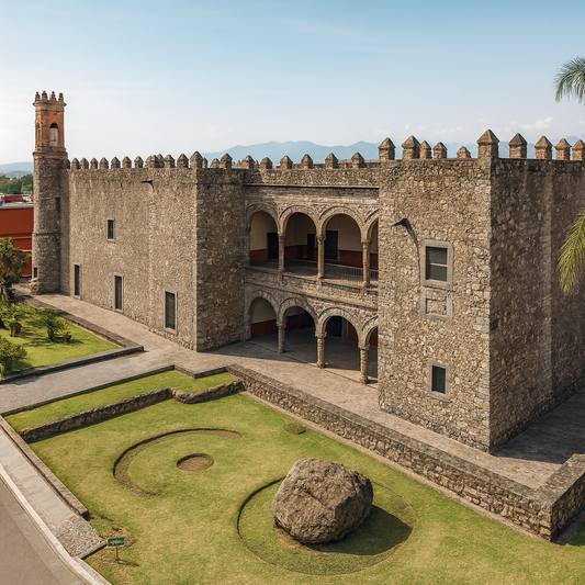 Cuernavaca Gardens & Palace (Jardines y Palacio de Cortés en Cuernavaca) - Morelos Mexico - Rendered - Digital File Digital My Custom Designs PDF