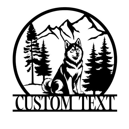 Husky Mountains - Metal Sign / Home Decor - Digital File Digital My Custom Designs ZIP File