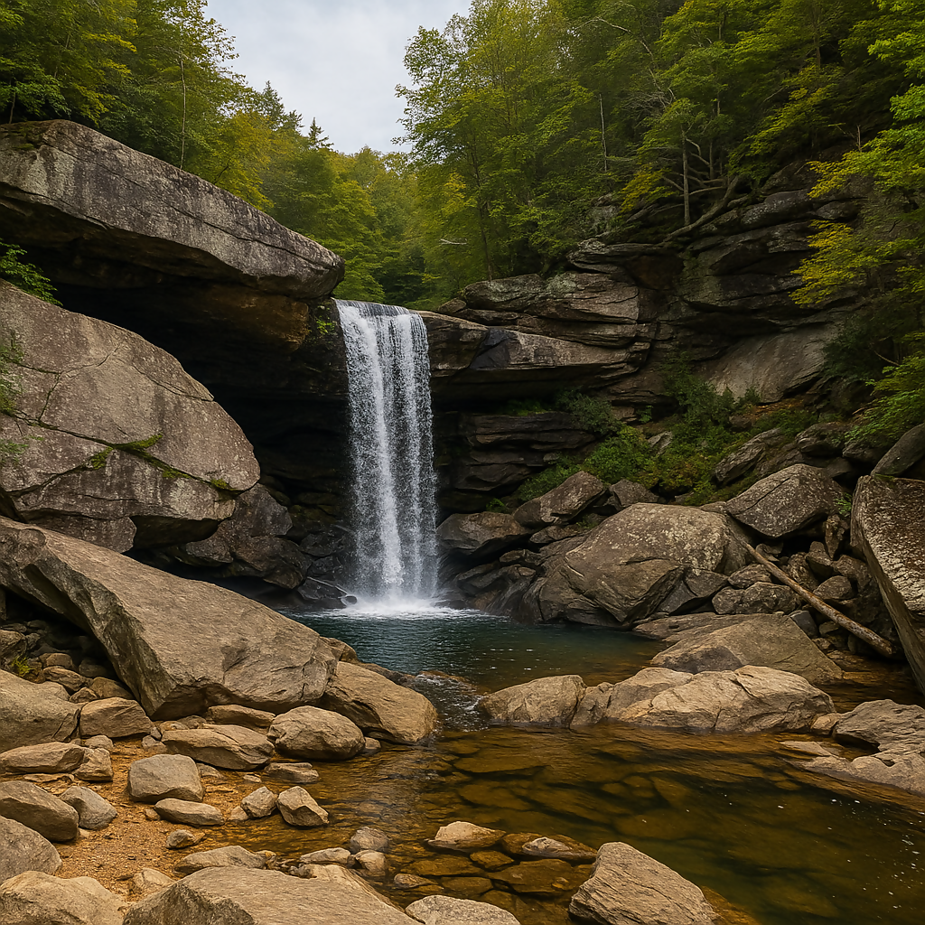 Eagle Falls - Cumberland Falls State Resort Park - Kentucky United States - Rendered - Digital File Digital My Custom Designs PDF