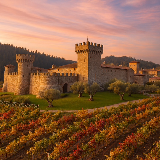 Castello di Amorosa - Napa Valley - California United States - Rendered - Digital File Digital My Custom Designs PDF