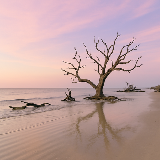 Driftwood Beach - Jekyll Island - Georgia United States - Rendered - Digital File Digital My Custom Designs PDF
