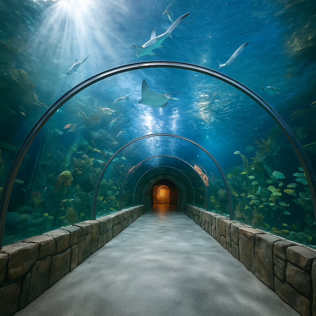 Audubon Aquarium - Louisiana United States - Rendered - Digital File Digital My Custom Designs PDF