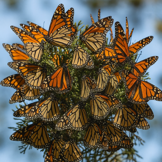Monarch Butterfly Biosphere Reserve (Santuario de la Mariposa Monarca) - Michoacán Mexico - Rendered - Digital File Digital My Custom Designs PDF