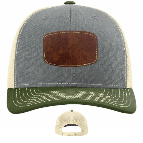 Classic Ball Cap with Customized Curved Rectangle Patch