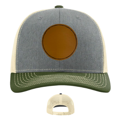 Classic Ball Cap with Customized Circle Patch