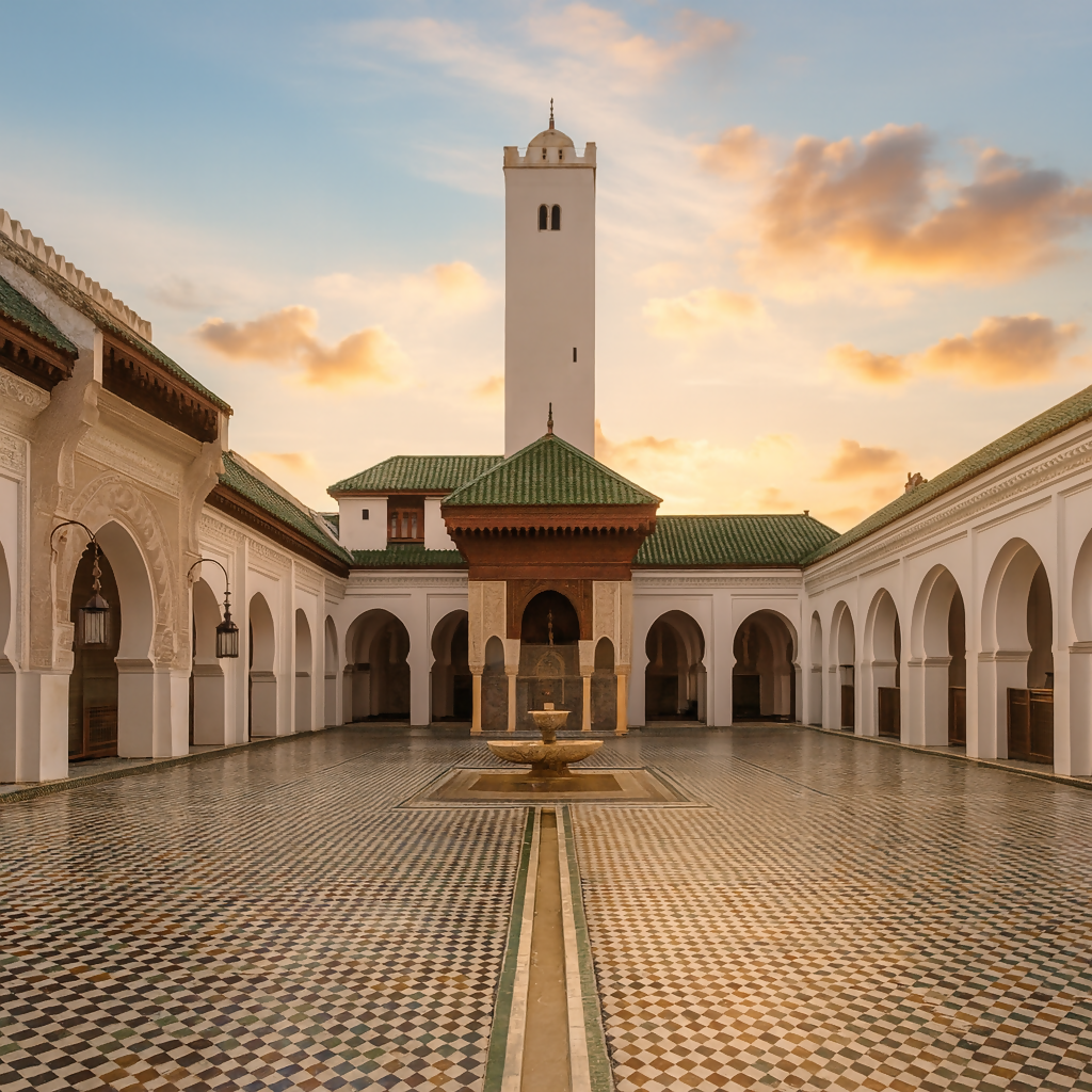 Al Quaraouiyine University - Fes Morocco - Africa - Rendered - Digital File Digital My Custom Designs PDF