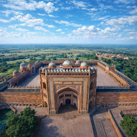 Buland Darwaza - Fatehpur Sikri - Agra India - Asia - Rendered - Digital File Digital My Custom Designs PDF