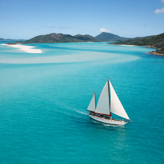 Sailing - The Whitsunday Islands - Queensland - Australia - Rendered - Digital File Digital My Custom Designs PDF