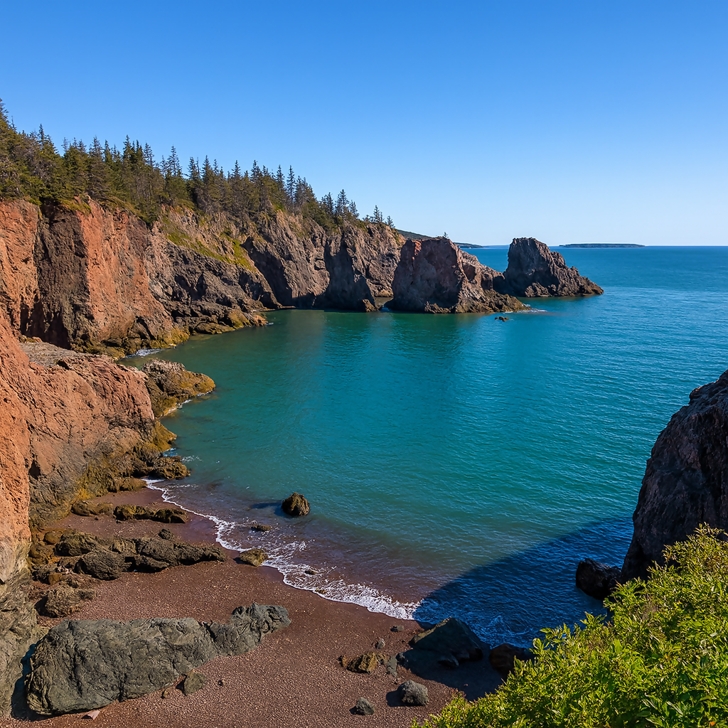 Cape Chignecto Provincial Park Coastline - Nova Scotia Canada - Rendered - Digital File Digital My Custom Designs PDF