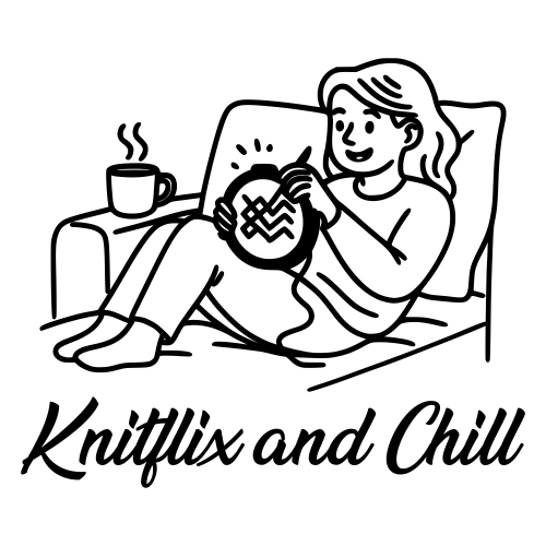 Knitflix and Chill - Digital File - XCS Friendly Digital My Custom Designs PDF