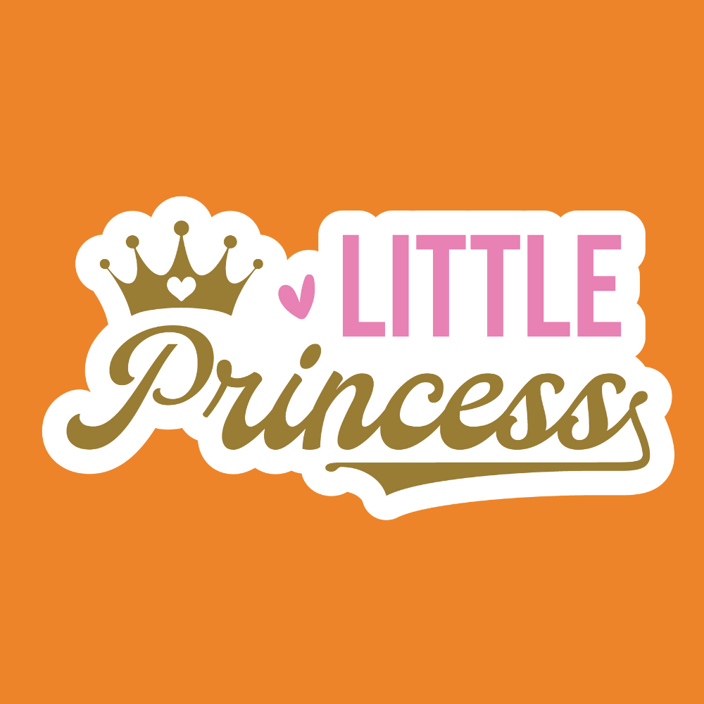Little Princess - Princess Stickers - Digital File Digital My Custom Designs ZIP File