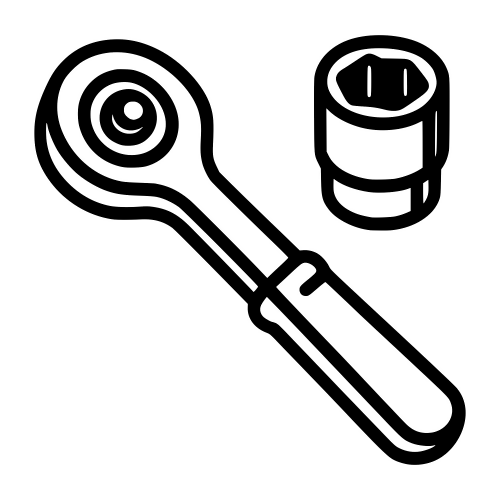 Socket Wrench & Ratchet Combo - Digital File - XCS Friendly Digital My Custom Designs PDF