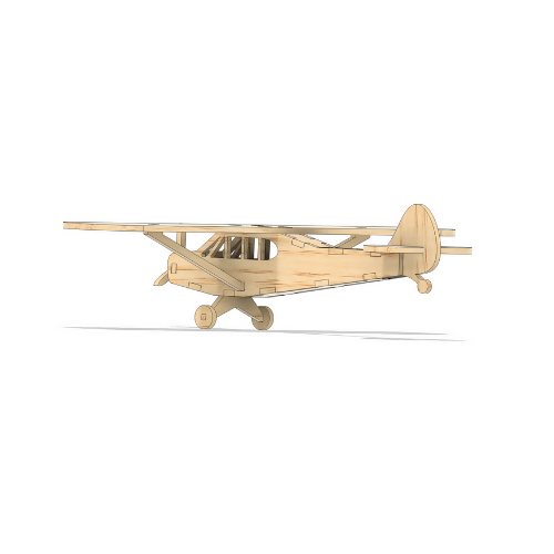 Piper Cub - Layered Puzzles and Projects - Digital File Digital My Custom Designs