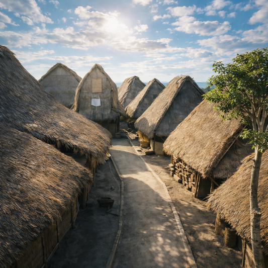 Sade Village - Lombok Indonesia - Asia - Rendered - Digital File Digital My Custom Designs PDF