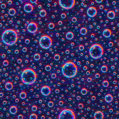 Food and Drinks - Glitch Inspired Soda Fizz With Electric Bubbles - Pattern - Digital File Digital My Custom Designs PDF