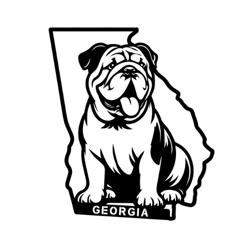 Georgia - Wall / Home Decor - State Outline - United States - Digital File Digital My Custom Designs ZIP File