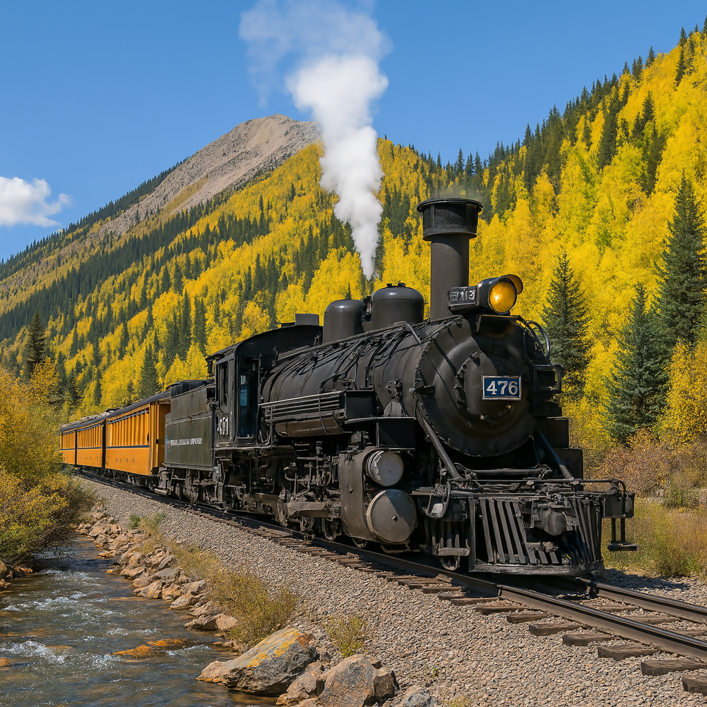 Durango and Silverton Narrow Gauge Railroad - Colorado United States - Rendered - Digital File Digital My Custom Designs PDF