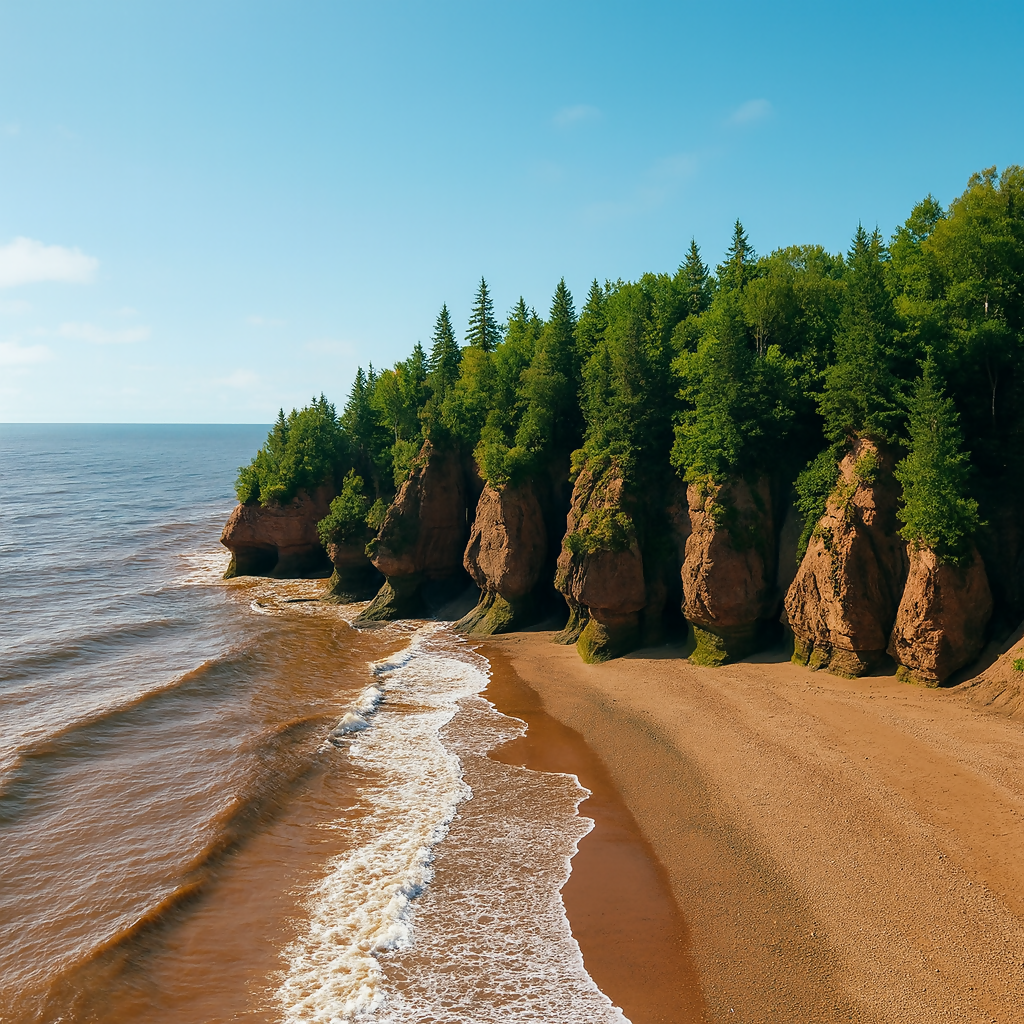 Hopewell Rock - Bay of Fundys - New Brunswick Canada - Rendered - Digital File Digital My Custom Designs PDF