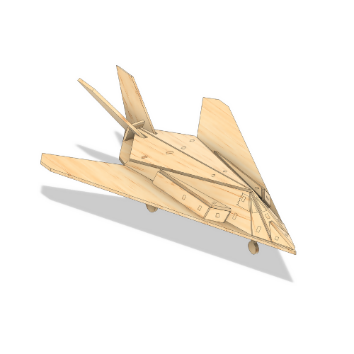 F-117 - Layered Puzzles and Projects - Digital File Digital My Custom Designs