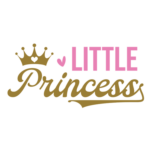 Little Princess - Princess - T Shirt Designs - Digital File