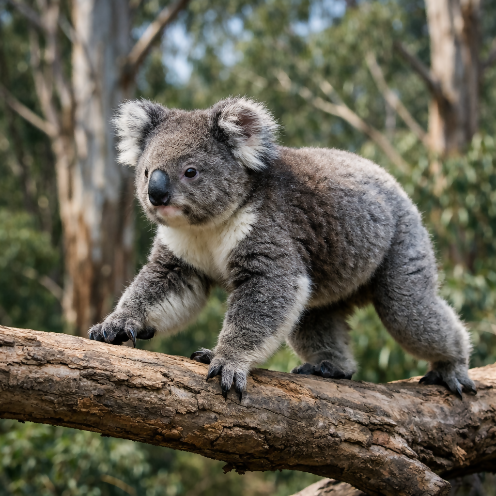 Koala Conservation Reserve - Phillip Island Victoria - Australia - Rendered - Digital File Digital My Custom Designs PDF