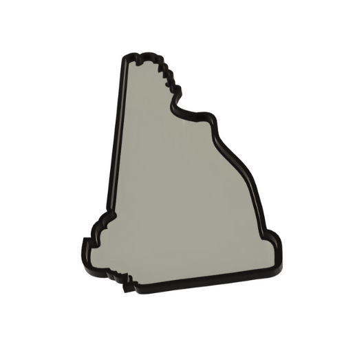 New Hampshire Wall Lightbox - United States - 3D Print File - Digital File Digital My Custom Designs