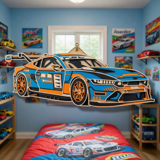 Race Car - Layered Line Design - Digital File Digital My Custom Designs