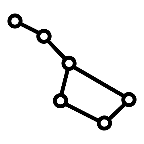 Big Dipper Sketch - Digital File - XCS Friendly Digital My Custom Designs PDF