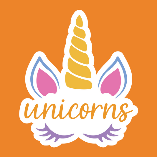Unicorns - Unicorn Stickers - Digital File Digital My Custom Designs ZIP File