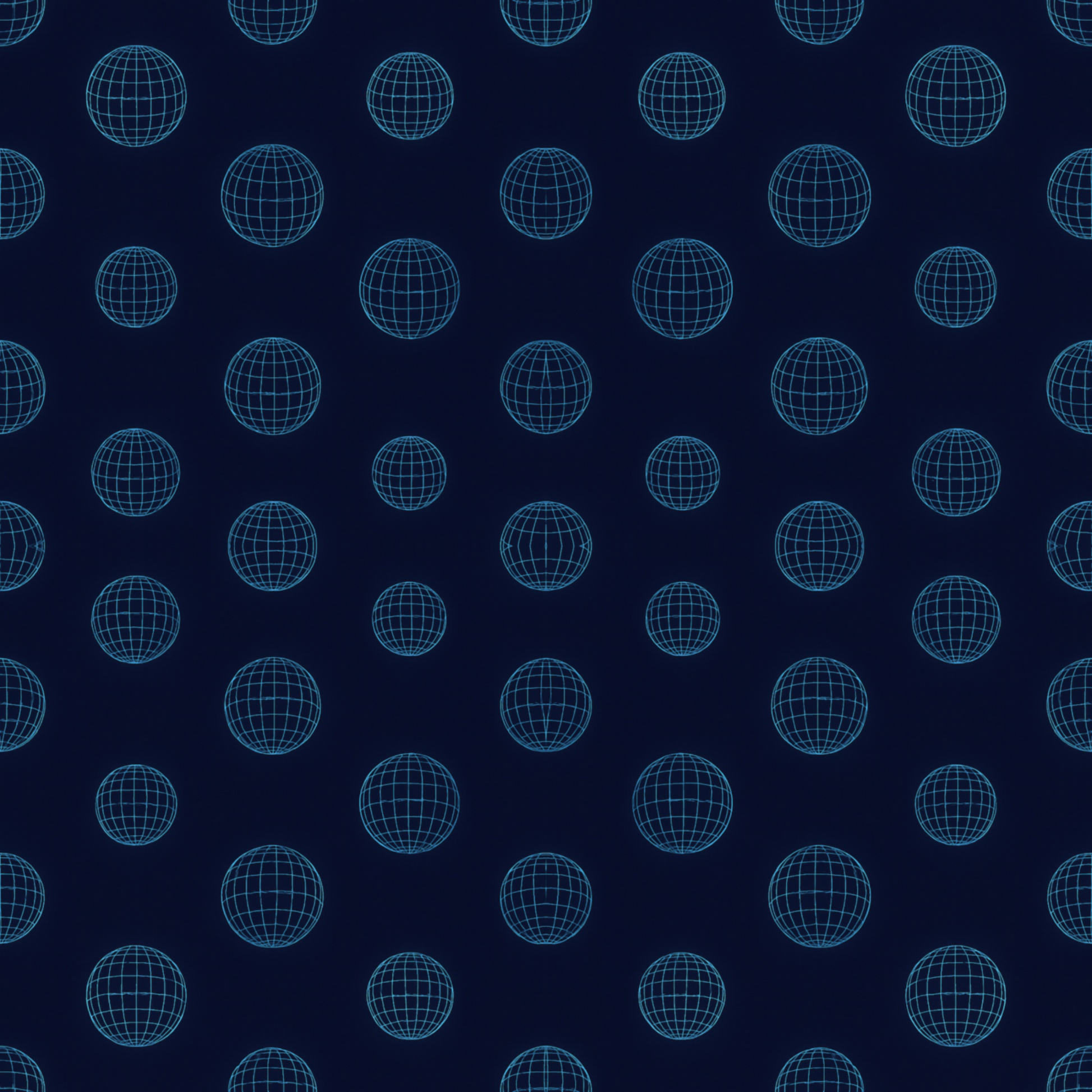 Geometric Abstract -3D Wireframe Spheres - Pattern - Digital File Digital My Custom Designs PNG