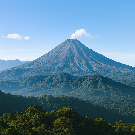 Volcano of Fire of Colima (Volcán de Fuego de Colima) - Colima Mexico - Rendered - Digital File Digital My Custom Designs PDF