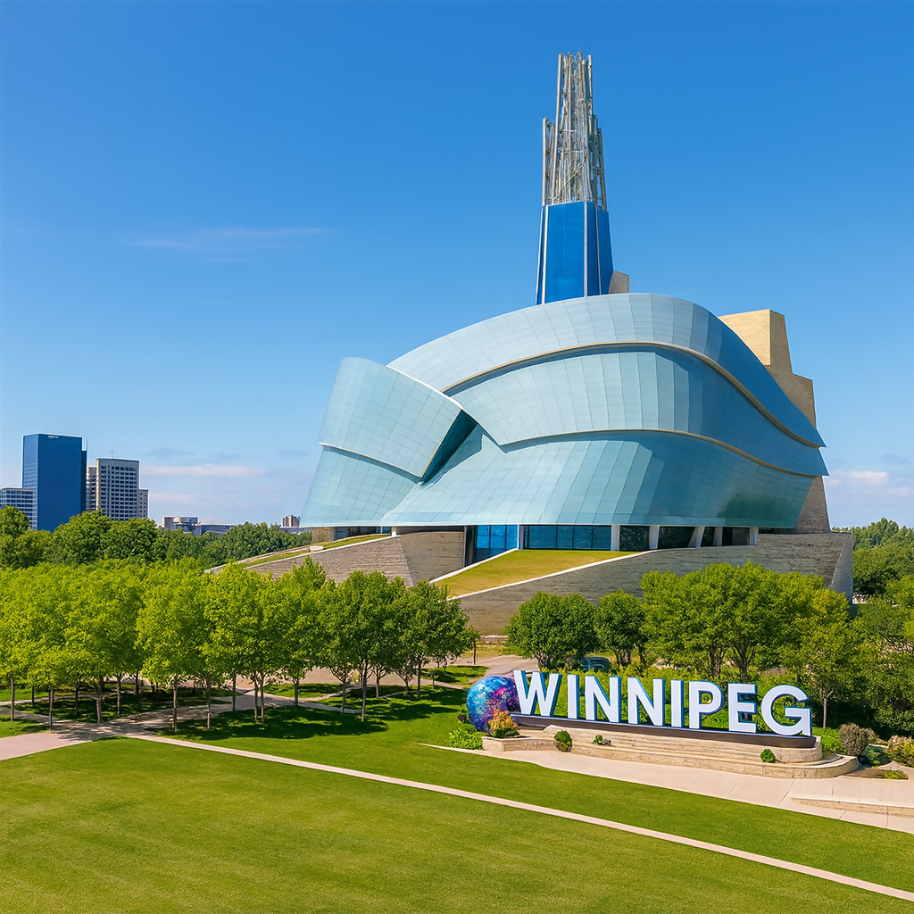 Canadian Museum - Manitoba Canada - Rendered - Digital File Digital My Custom Designs PDF