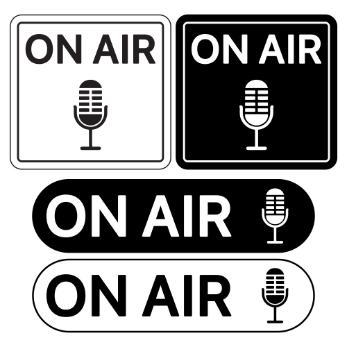 On Air Sign - Digital File - XCS Friendly Digital My Custom Designs PDF